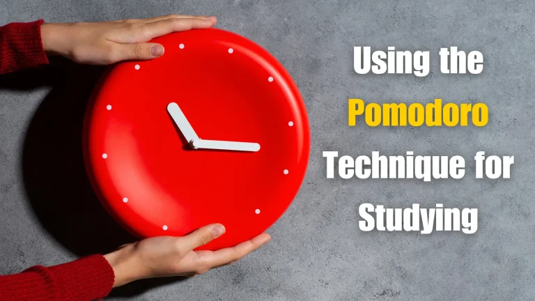 Using the Pomodoro Technique for Studying